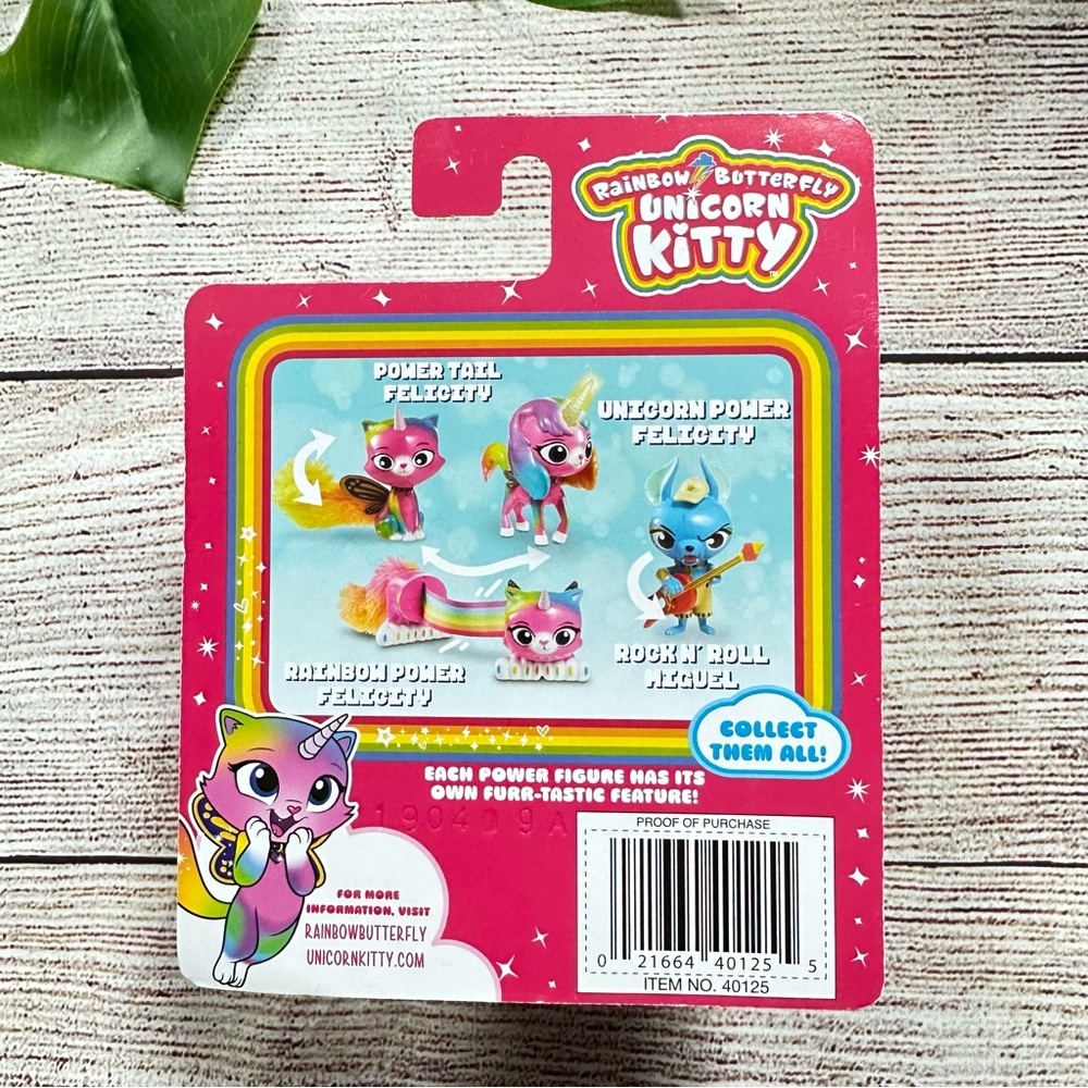 Rainbow Butterfly Unicorn Kitty Complete Set NEW - Picture 8 of 8